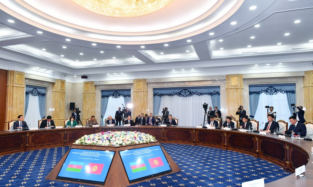 Azərbaycanla Qırğızıstan arasında Birinci Dövlətlərarası Şuranın geniş tərkibdə iclası olub